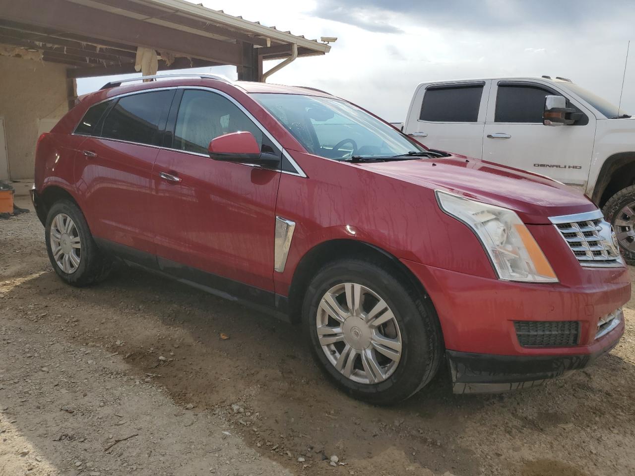2014 Cadillac SRX VIN 3GYFNBE39ES559535 Copart auction photo, rear end damage thumbnail 4