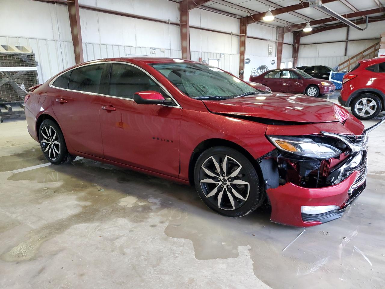 2021 Chevrolet Malibu VIN 1G1ZG5ST3MF087167 Copart auction photo, front end / minor dent/scratches damage thumbnail 4