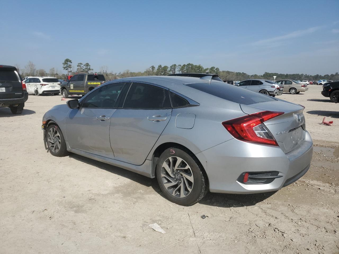 2017 Honda Civic VIN 19XFC2F75HE055189 Copart auction photo, front end / minor dent/scratches damage thumbnail 2