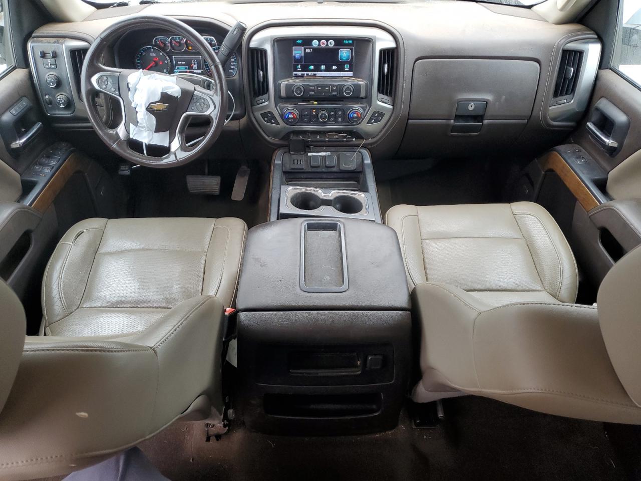 2015 Chevrolet Silverado VIN 3GCUKSEC0FG180787 Copart auction photo, front end / side damage thumbnail 8