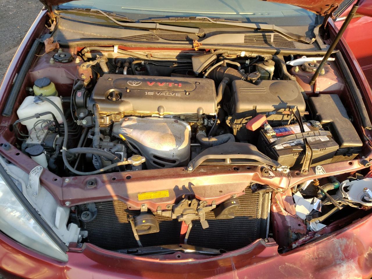 2002 Toyota Camry VIN 4T1BE32K82U107010 Copart auction photo, front end / minor dent/scratches damage thumbnail 11