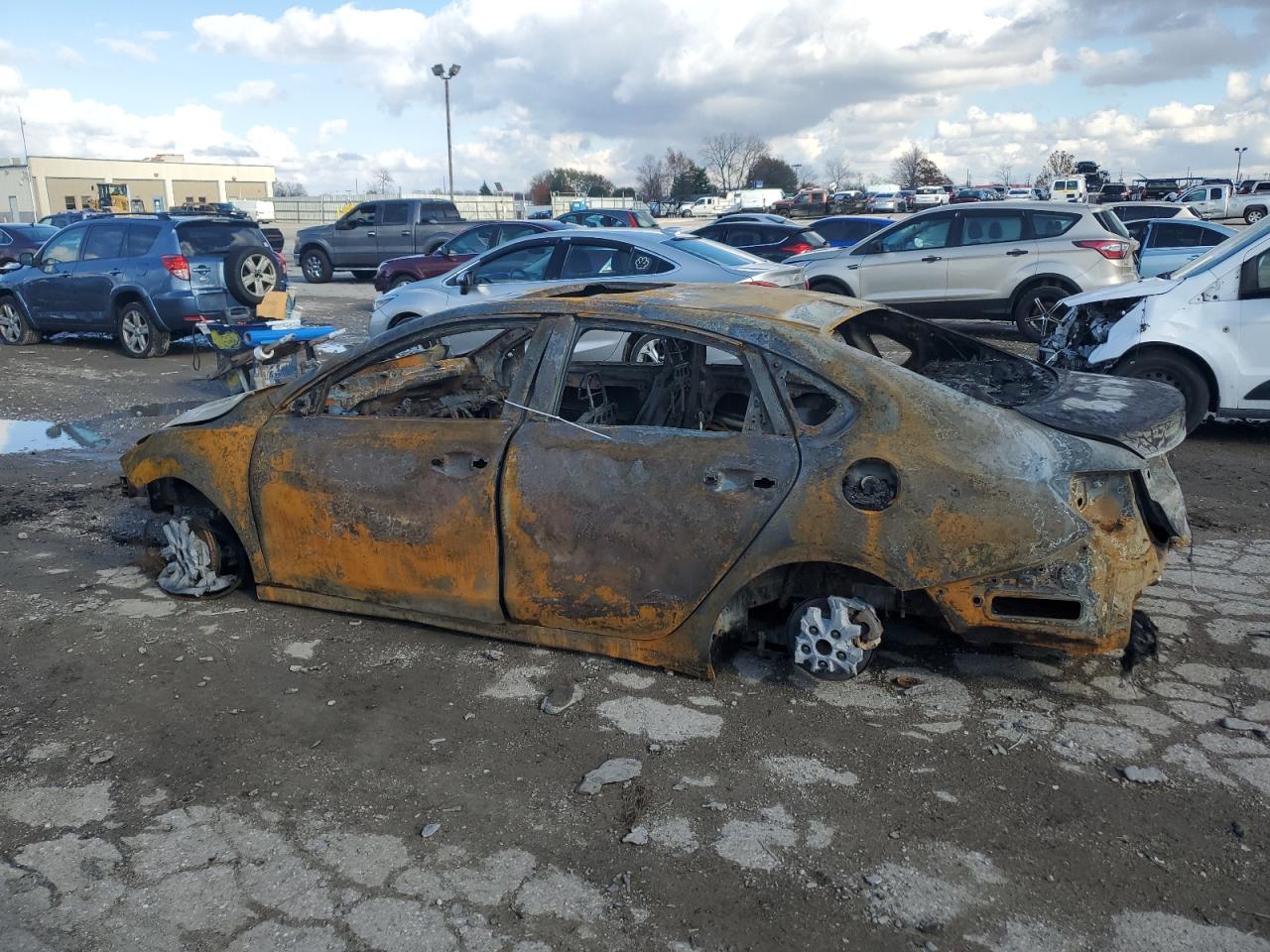 2019 KIA Forte VIN 3KPF34AD7KE035784 Copart auction photo, front end / burn damage thumbnail 2