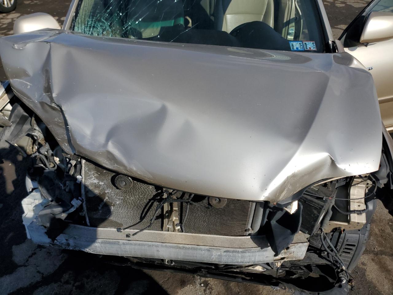 2008 Toyota Highlander VIN JTEES42A082100124 Copart auction photo, front end damage thumbnail 12