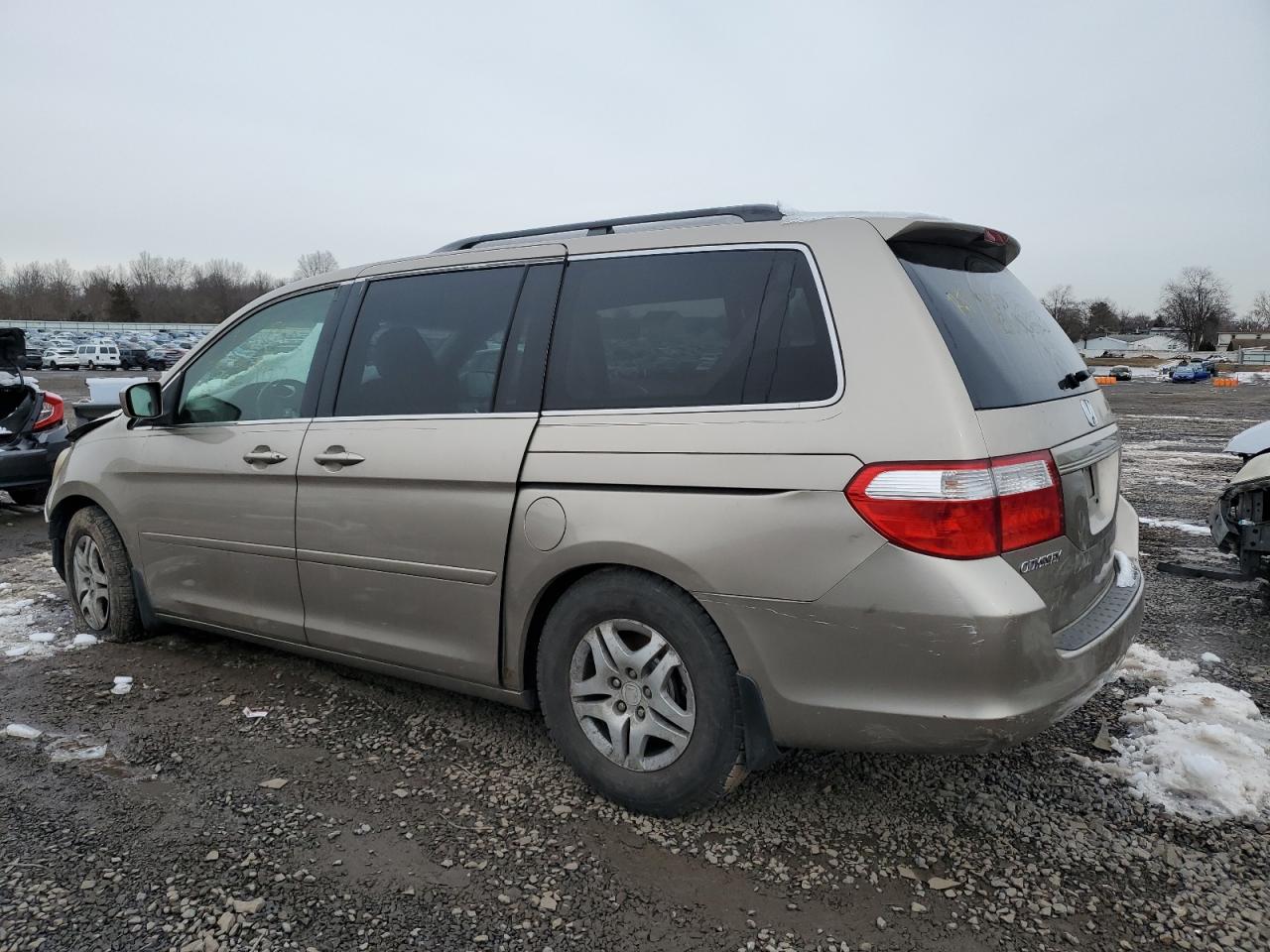 2007 Honda Odyssey VIN 5FNRL38747B119120 Copart auction photo, front end / rear end damage thumbnail 2