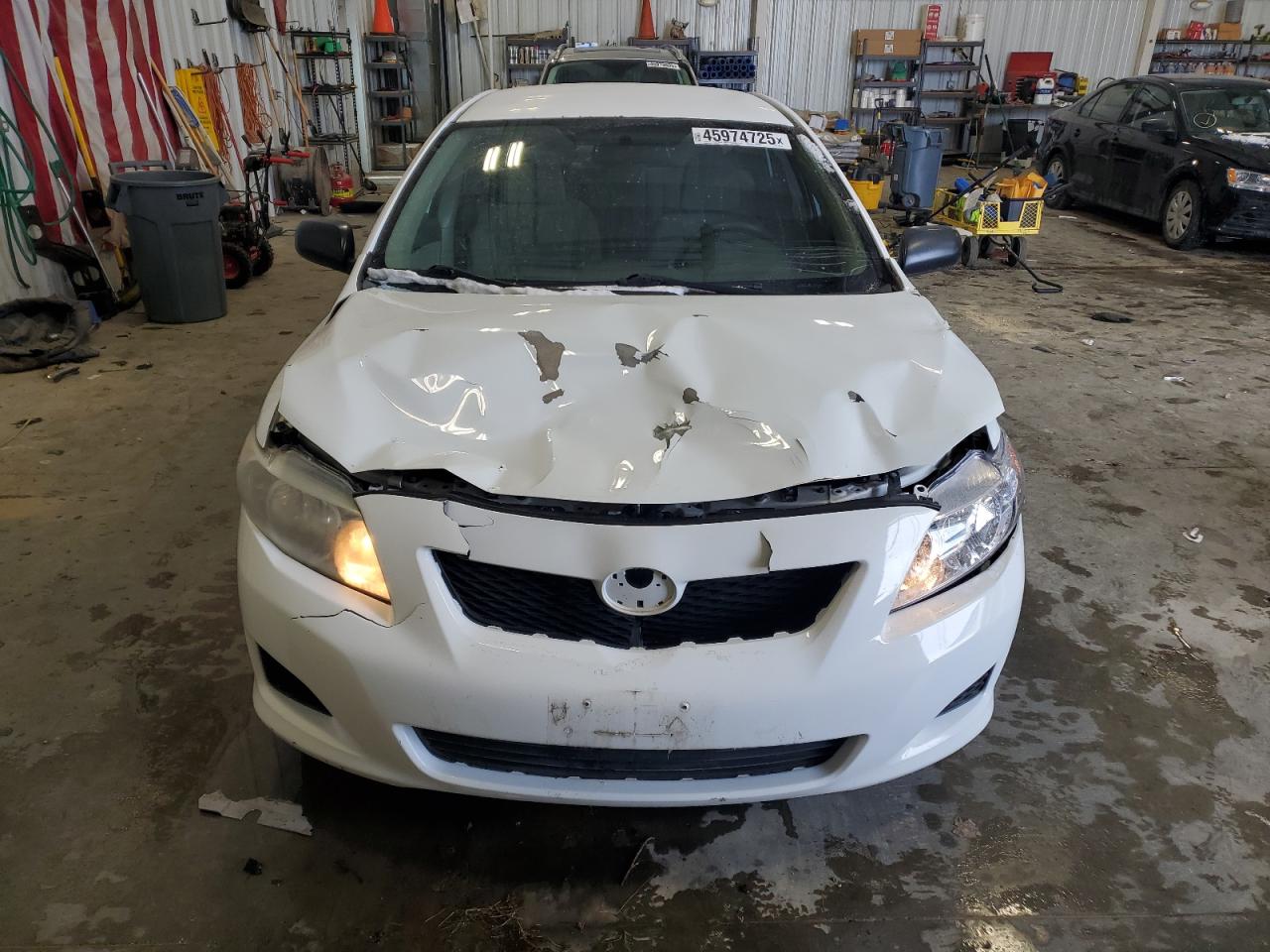2010 Toyota Corolla VIN 1NXBU4EE6AZ223643 Copart auction photo, front end damage thumbnail 5