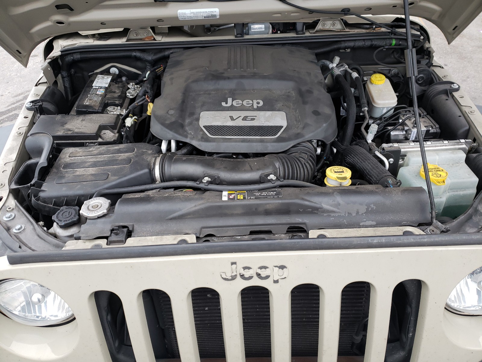 2017 Jeep Wrangler VIN 1C4BJWDG6HL622855 Copart auction photo, rollover damage thumbnail 7