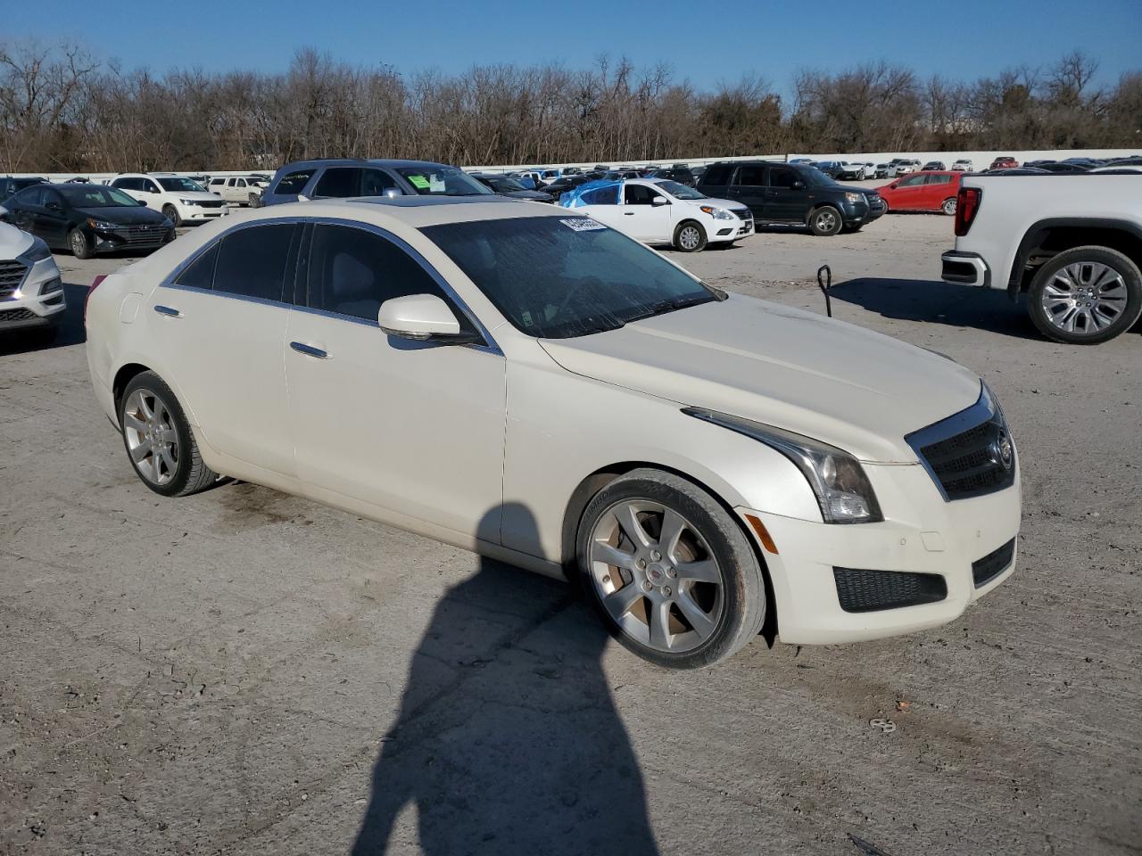 2014 Cadillac ATS VIN 1G6AB5RAXE0124259 Copart auction photo, front end / minor dent/scratches damage thumbnail 4