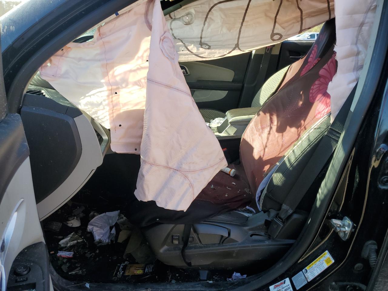 2012 Chevrolet Equinox VIN 2GNALBEK9C1278428 Copart auction photo, all over damage thumbnail 7
