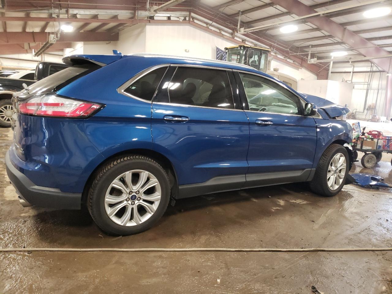 2020 Ford Edge VIN 2FMPK4K9XLBA31928 Copart auction photo, front end / side damage thumbnail 3