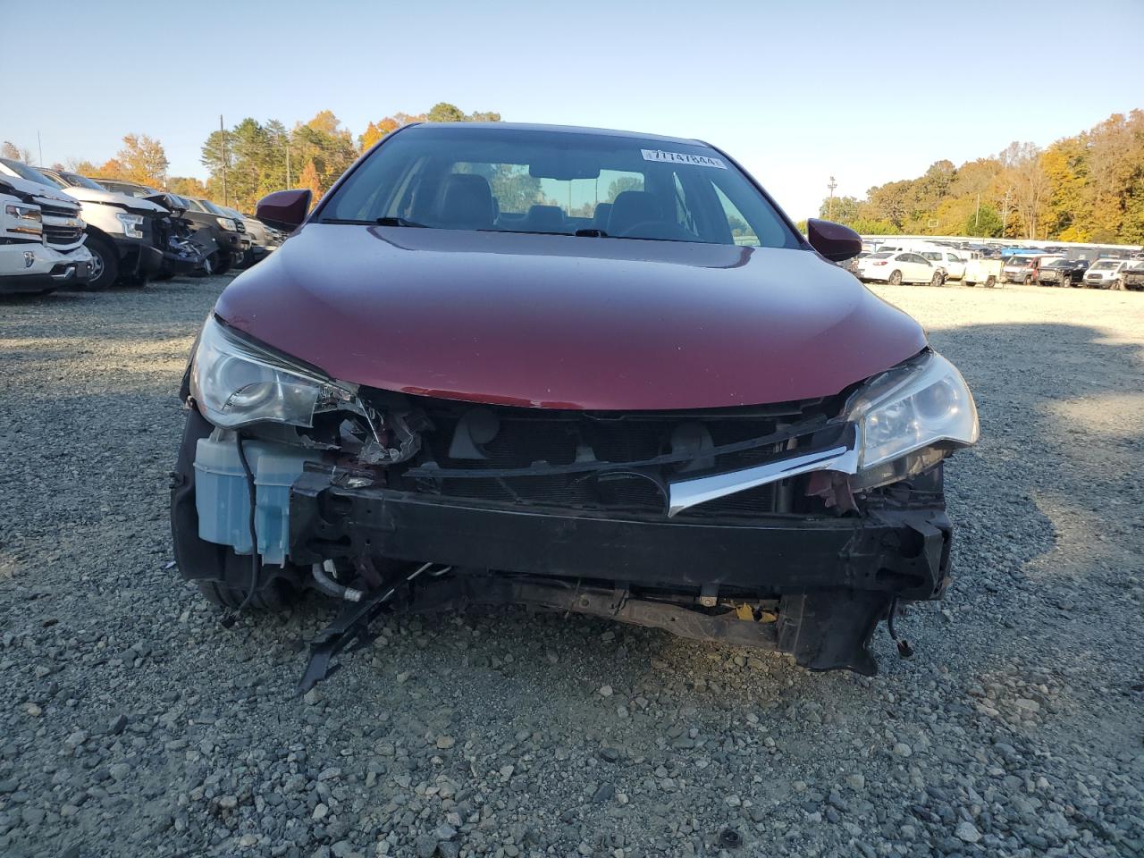 2016 Toyota Camry VIN 4T1BF1FK0GU610503 Copart auction photo, front end damage thumbnail 5