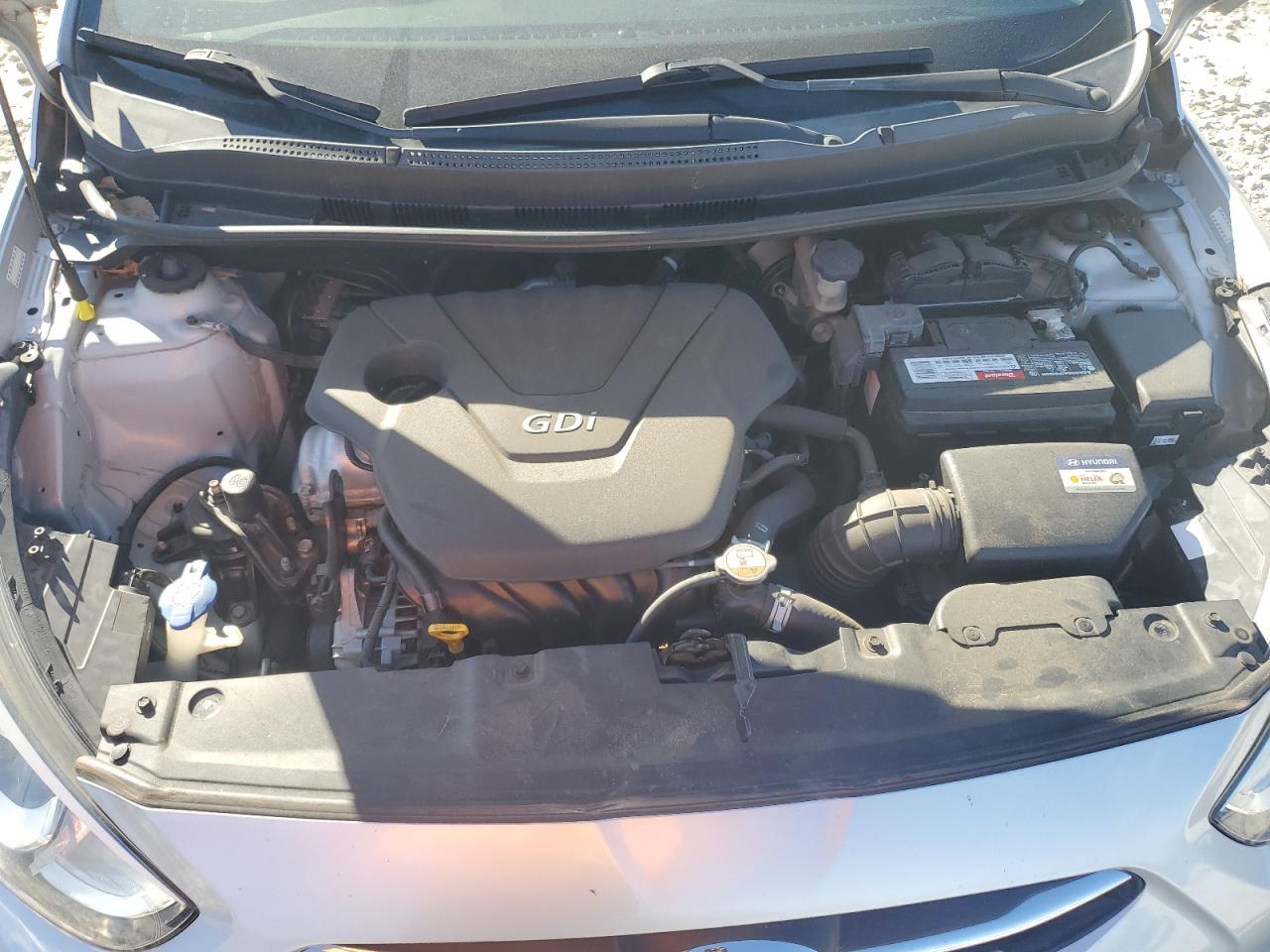 2015 Hyundai Accent VIN KMHCT4AE2FU873073 Copart auction photo, side / rear end damage thumbnail 11