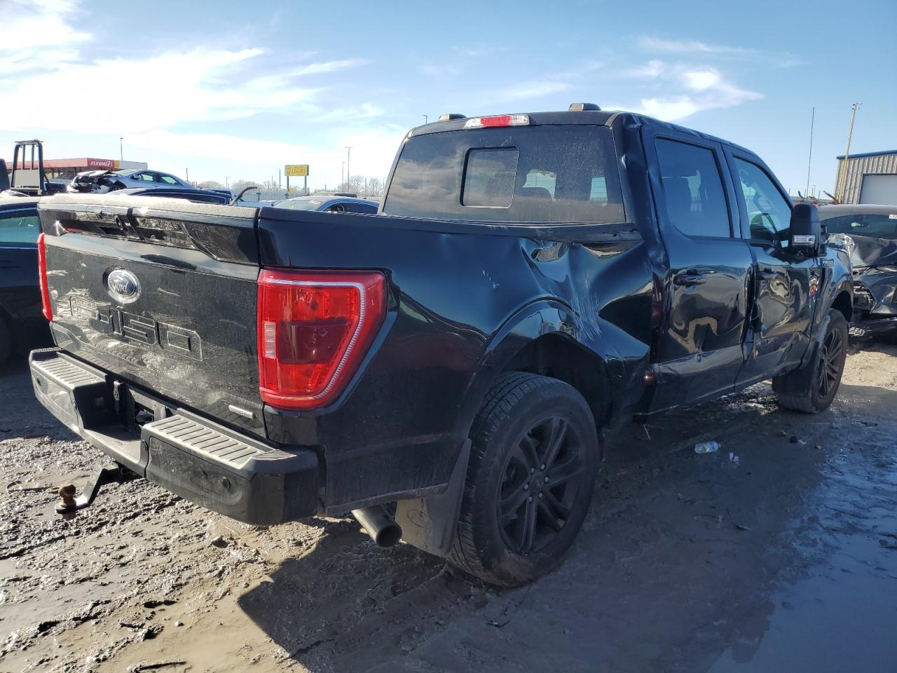 2021 Ford F-150 VIN 1FTEW1EP6MFA17940 Copart auction photo, all over / side damage thumbnail 3