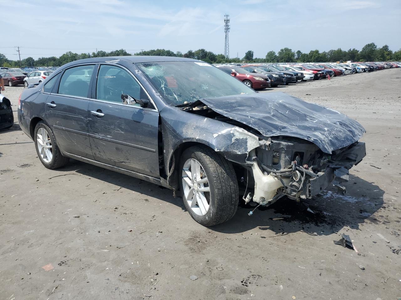 2008 Chevrolet Impala VIN 2G1WU583189197653 Copart auction photo, all over damage thumbnail 4