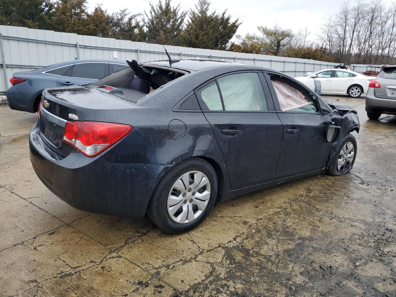 2014 Chevrolet Cruze VIN 1G1PA5SG9E7422004 Copart auction photo, rollover / front end damage thumbnail 3