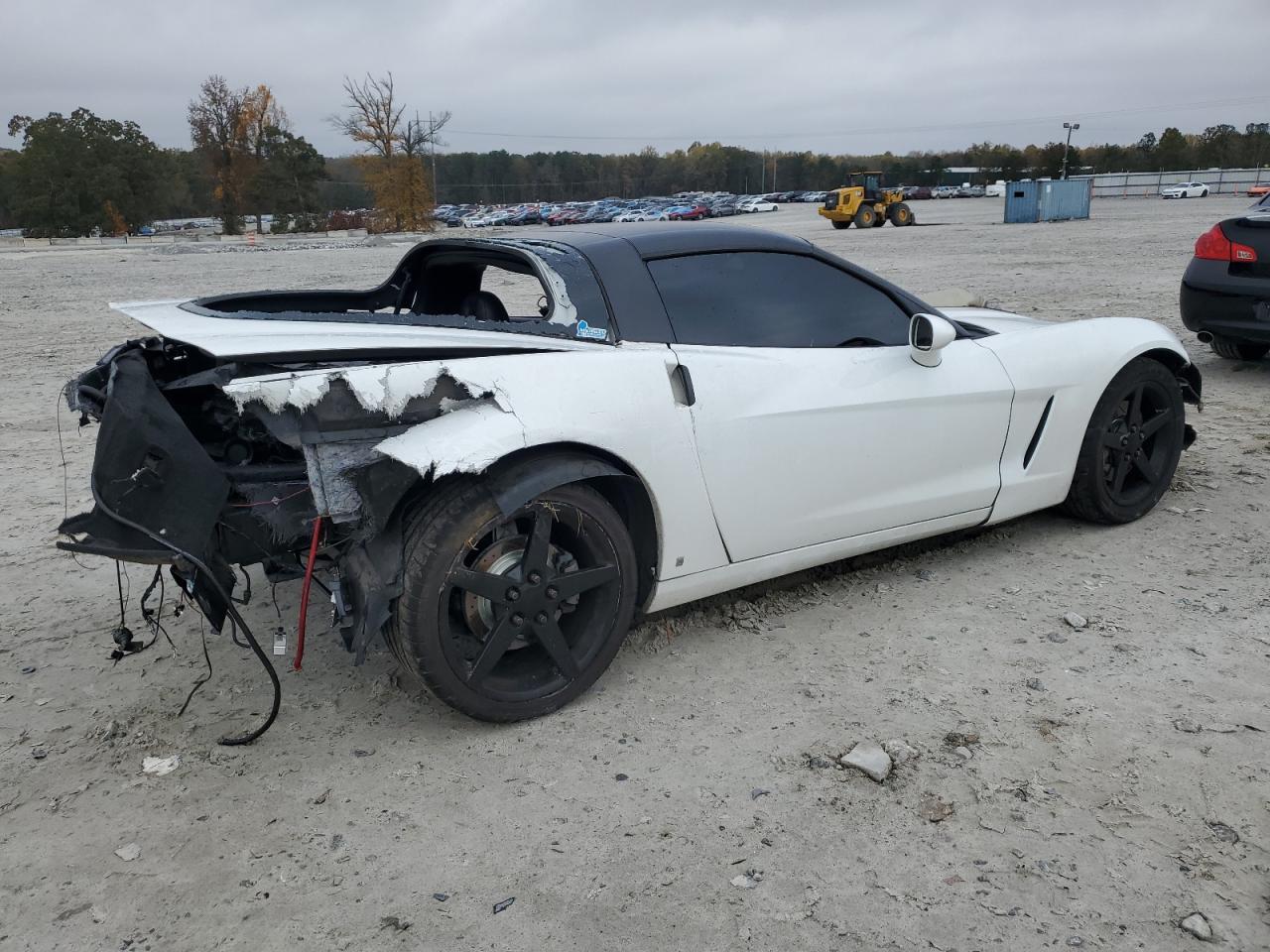 2009 Chevrolet Corvette VIN 1G1YY26W095107173 Copart auction photo, rear end / front end damage thumbnail 3