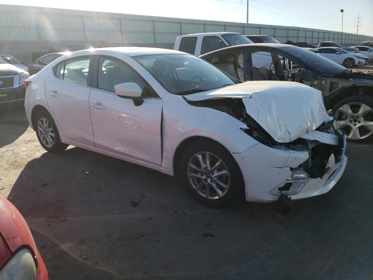2014 Mazda 3 VIN 3MZBM1V74EM100516 Copart auction photo, front end damage thumbnail 4