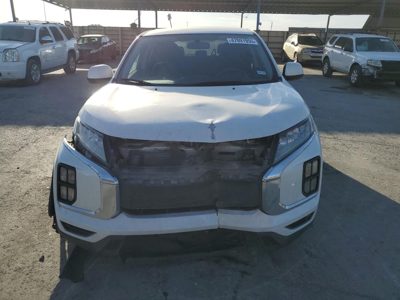 2020 Mitsubishi Outlander VIN JA4AP3AU8LU021026 Copart auction photo, front end damage thumbnail 5