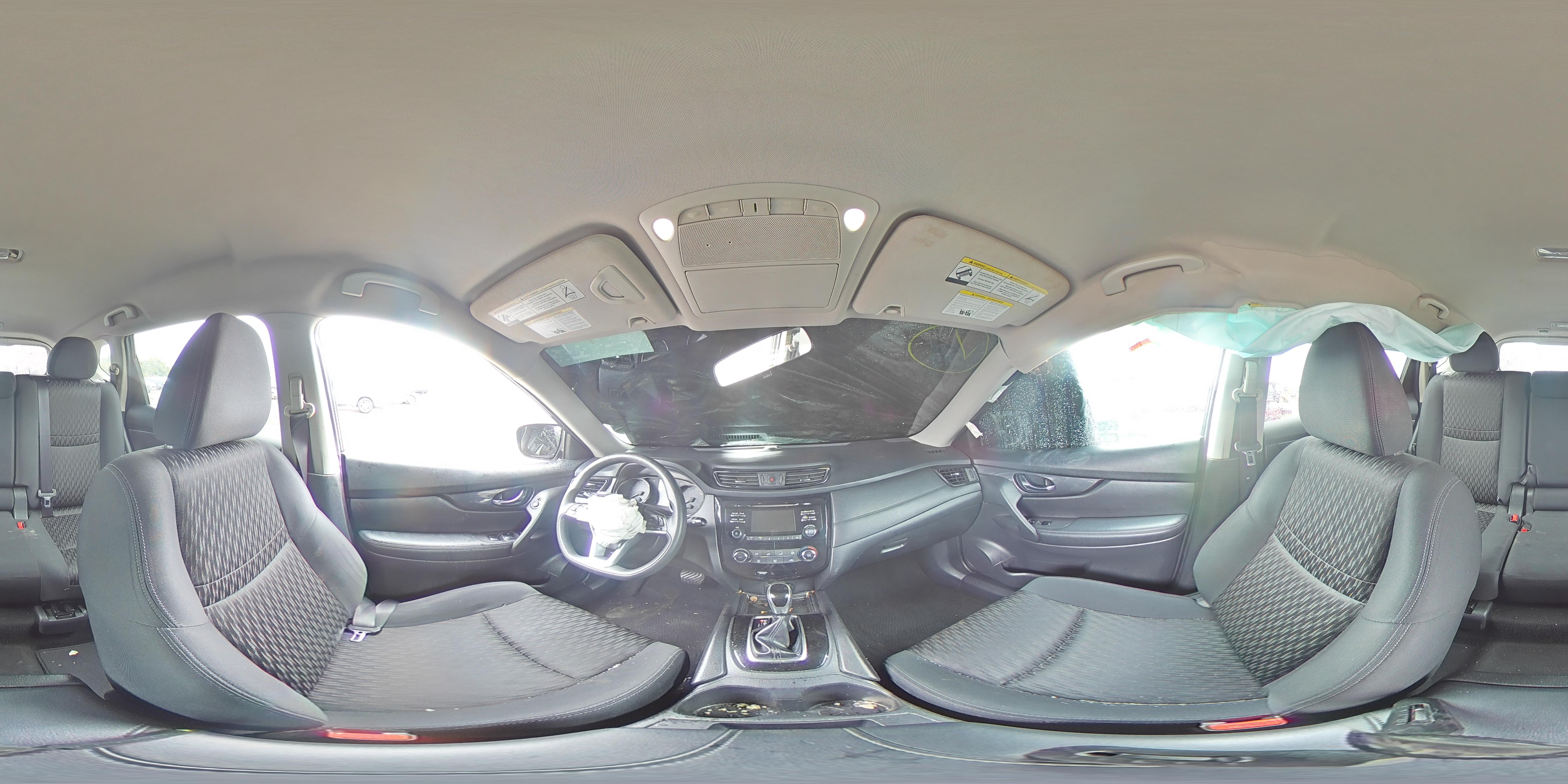 2017 Nissan Rogue VIN KNMAT2MVXHP552220 Copart auction photo, front end damage thumbnail 12