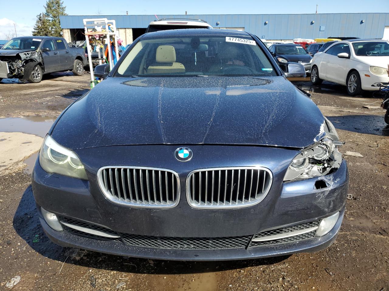 2012 BMW 5er VIN WBAXH5C5XCDW06251 Copart auction photo, front end damage thumbnail 5