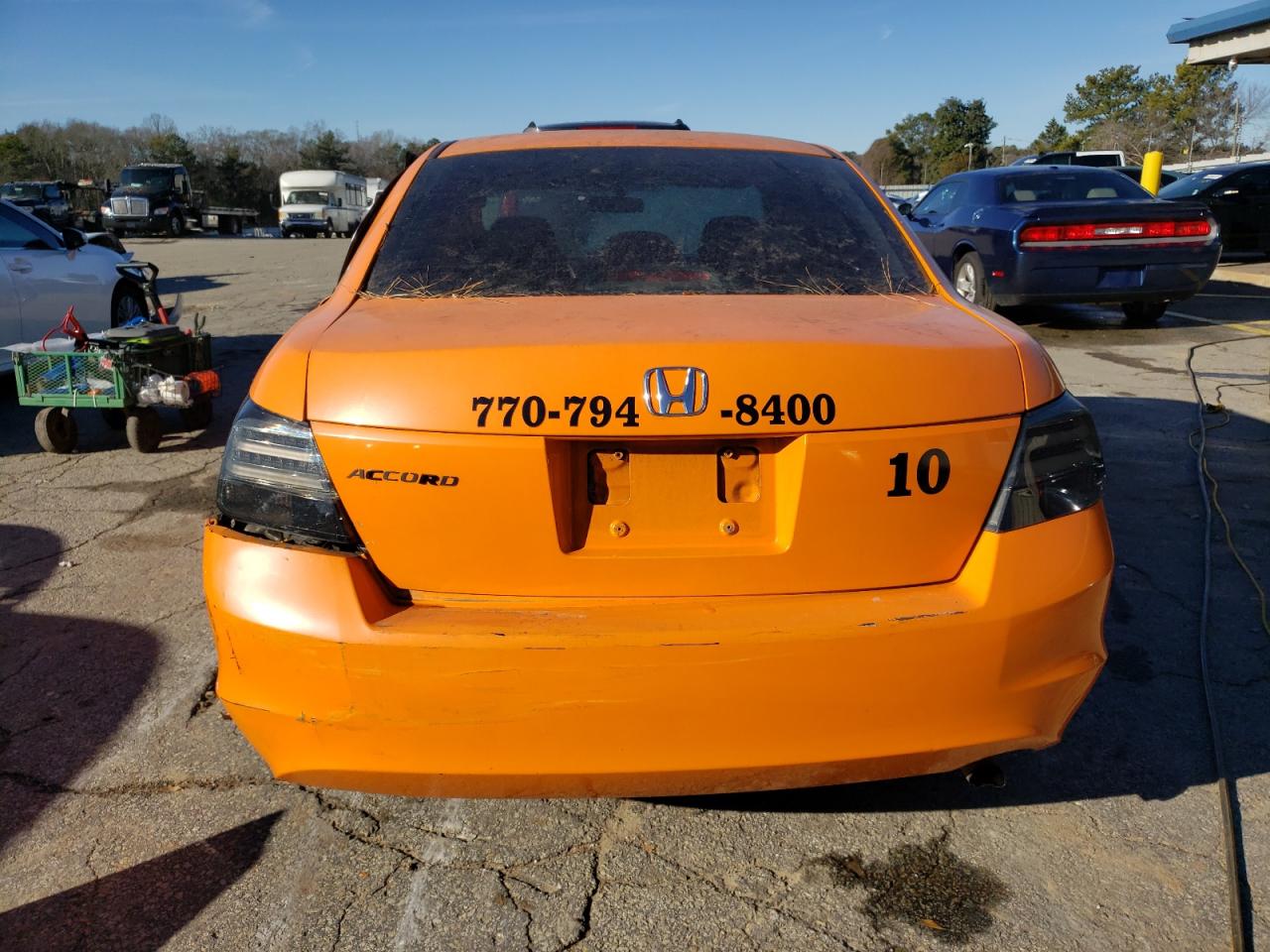 2009 Honda Accord VIN JHMCP26389C011117 Copart auction photo, all over / mechanical damage thumbnail 6