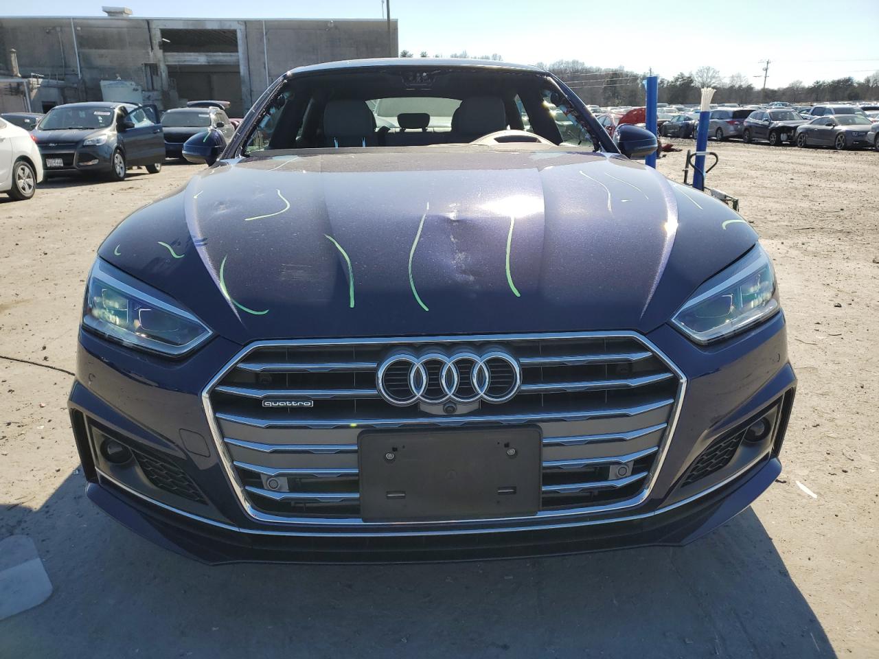 2019 Audi A5 VIN WAUFNDF5XKA067981 Copart auction photo, front end damage thumbnail 5