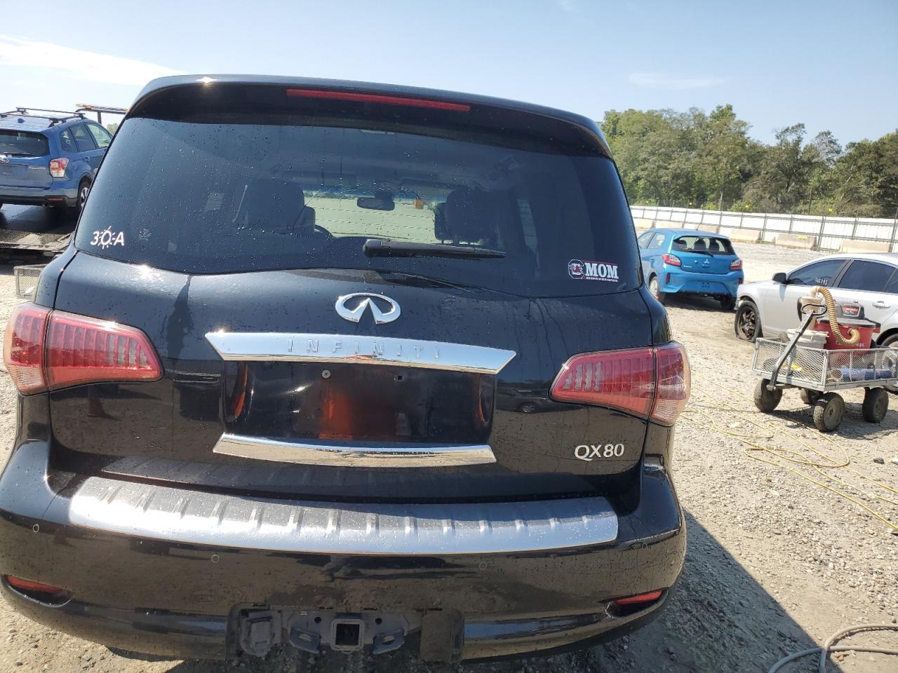 2015 Infiniti QX80 VIN JN8AZ2NEXF9081219 Copart auction photo, front end damage thumbnail 6