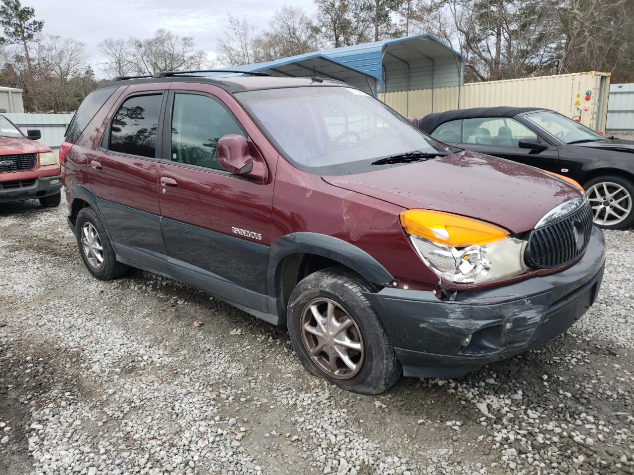 2003 Buick Rendezvous VIN 3G5DA03E93S518263 Copart auction photo, all over damage thumbnail 4
