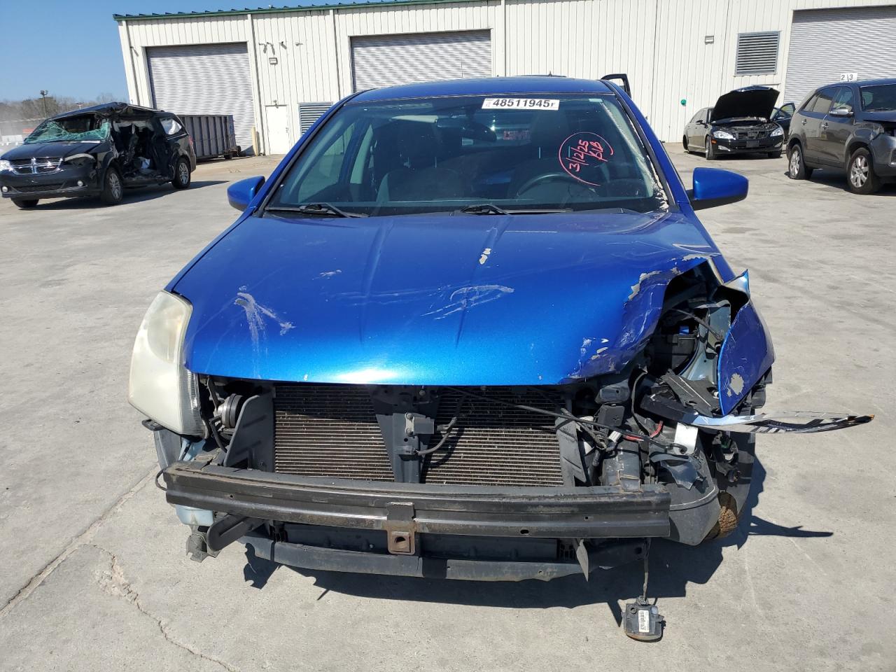 2012 Nissan Sentra VIN 3N1AB6AP8CL771488 Copart auction photo, front end / rear end damage thumbnail 5