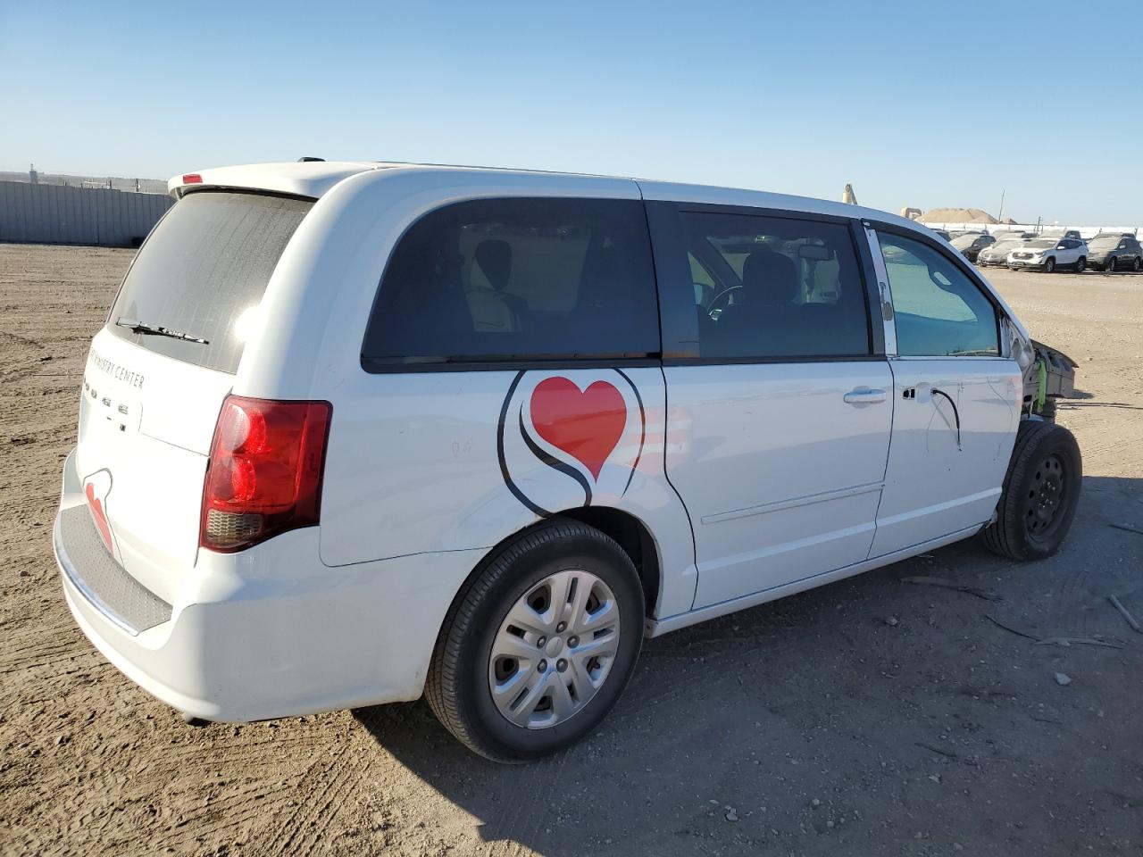 2014 Dodge Caravan VIN 2C4RDGBGXER104054 Copart auction photo, front end damage thumbnail 3