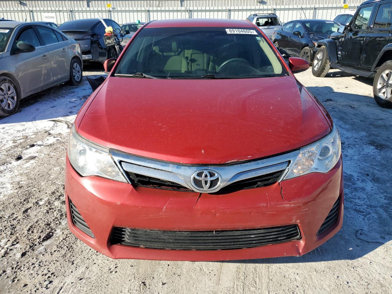 2012 Toyota Camry VIN 4T1BF1FK6CU614971 Copart auction photo, rear end damage thumbnail 5