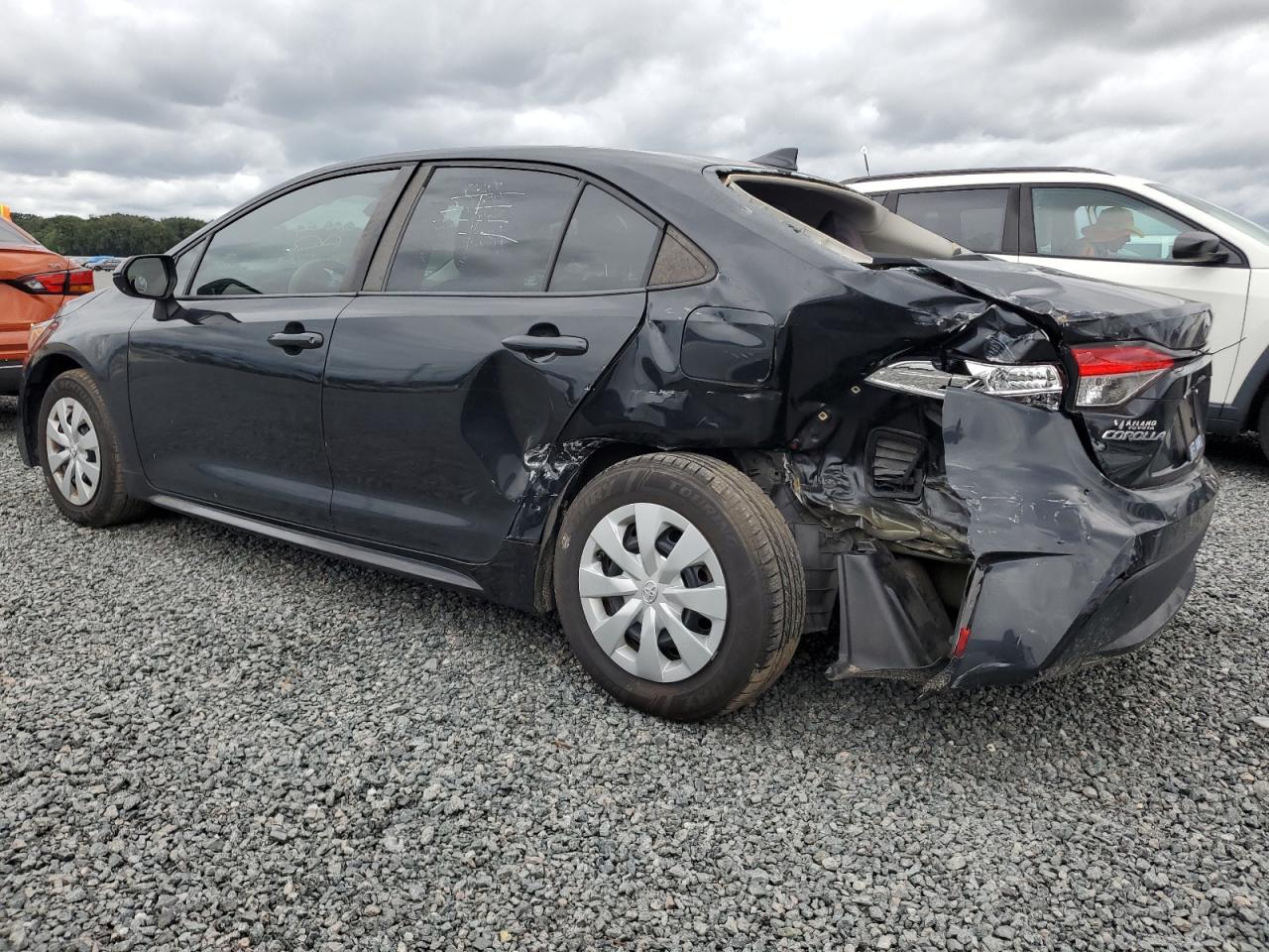 2020 Toyota Corolla VIN 5YFDPRAE5LP041133 Copart auction photo, rear end / side damage thumbnail 2