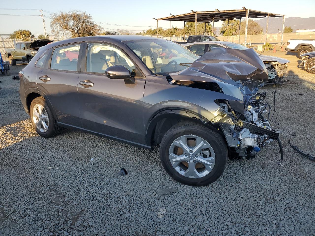 2025 Honda HR-V VIN 3CZRZ1H35SM705744 Copart auction photo, front end damage thumbnail 4