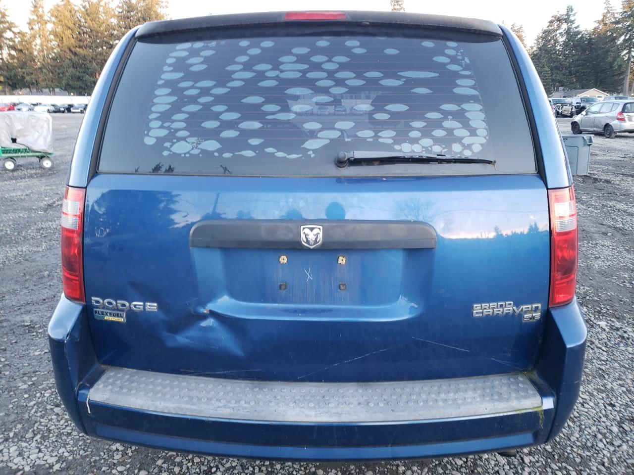 2010 Dodge Caravan VIN 2D4RN4DE0AR383941 Copart auction photo, side damage thumbnail 6