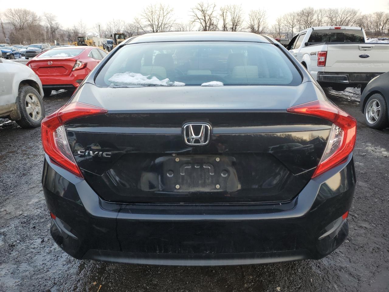 2016 Honda Civic VIN 19XFC2F74GE249095 Copart auction photo, front end / stripped damage thumbnail 6