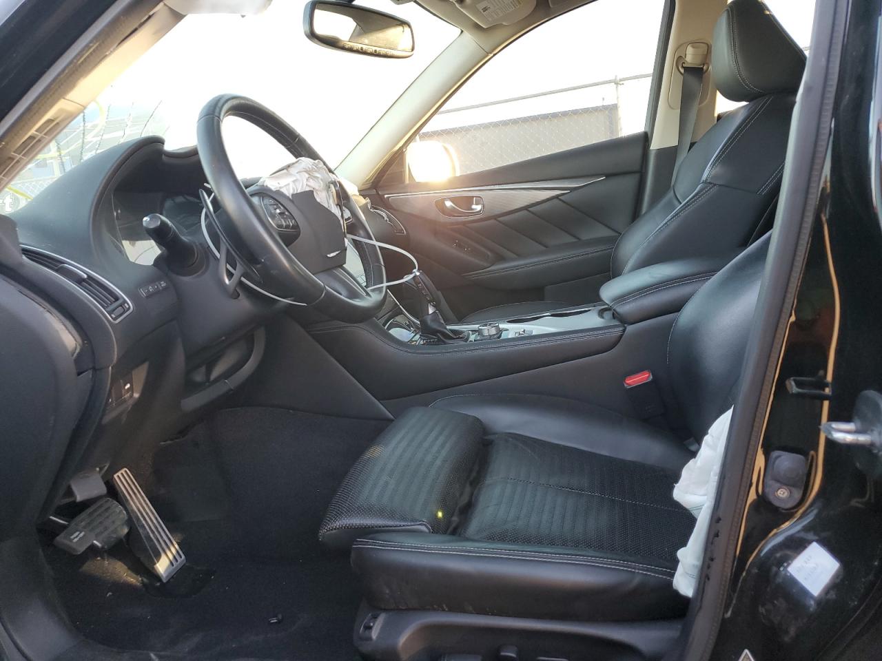 2015 Infiniti Q50 VIN JN1BV7AP7FM340524 Copart auction photo, all over damage thumbnail 7