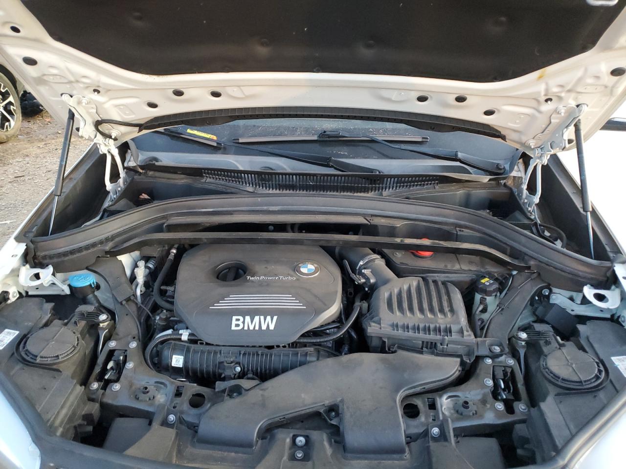 2017 BMW X1 VIN WBXHU7C37H5H34418 Copart auction photo, rear end / side damage thumbnail 11