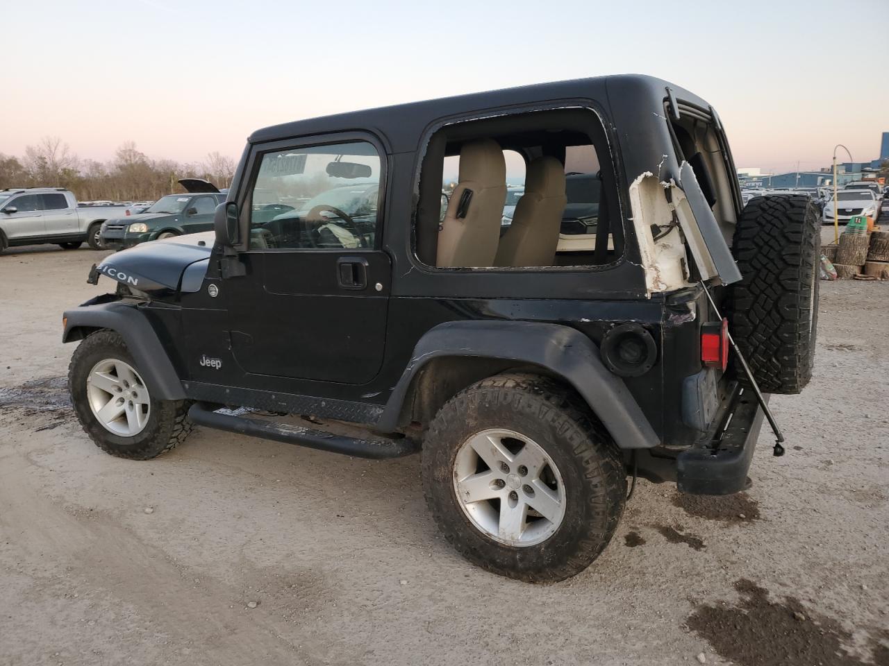 2005 Jeep Wrangler VIN 1J4FA69S55P317666 Copart auction photo, rollover / mechanical damage thumbnail 2