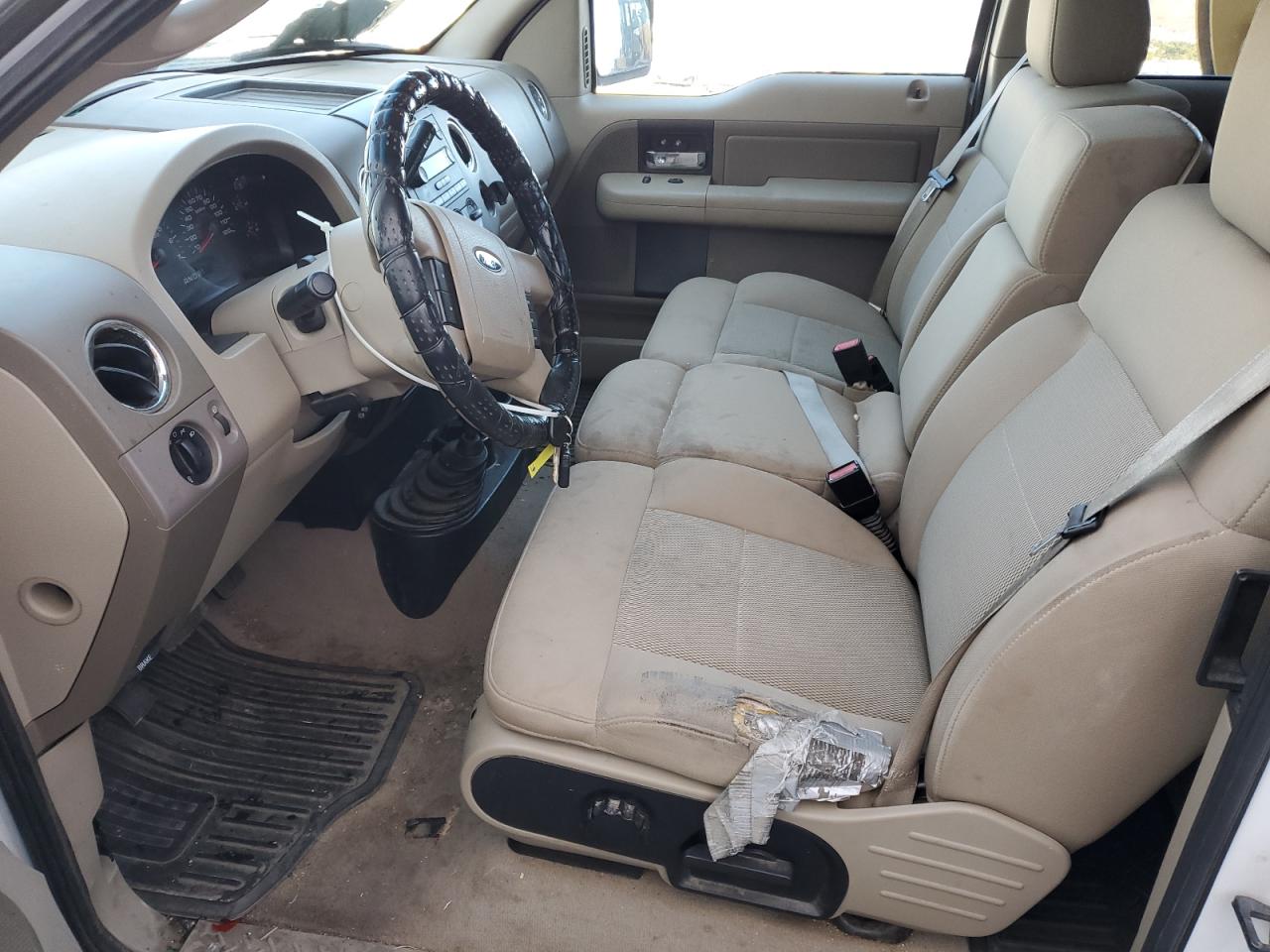 2006 Ford F-150 VIN 1FTPX14VX6KD87207 Copart auction photo, front end / side damage thumbnail 7