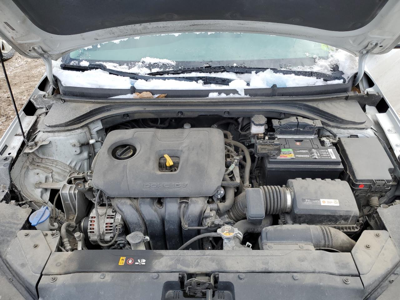 2019 Hyundai Elantra VIN 5NPD84LF4KH490384 Copart auction photo, rear end / front end damage thumbnail 11