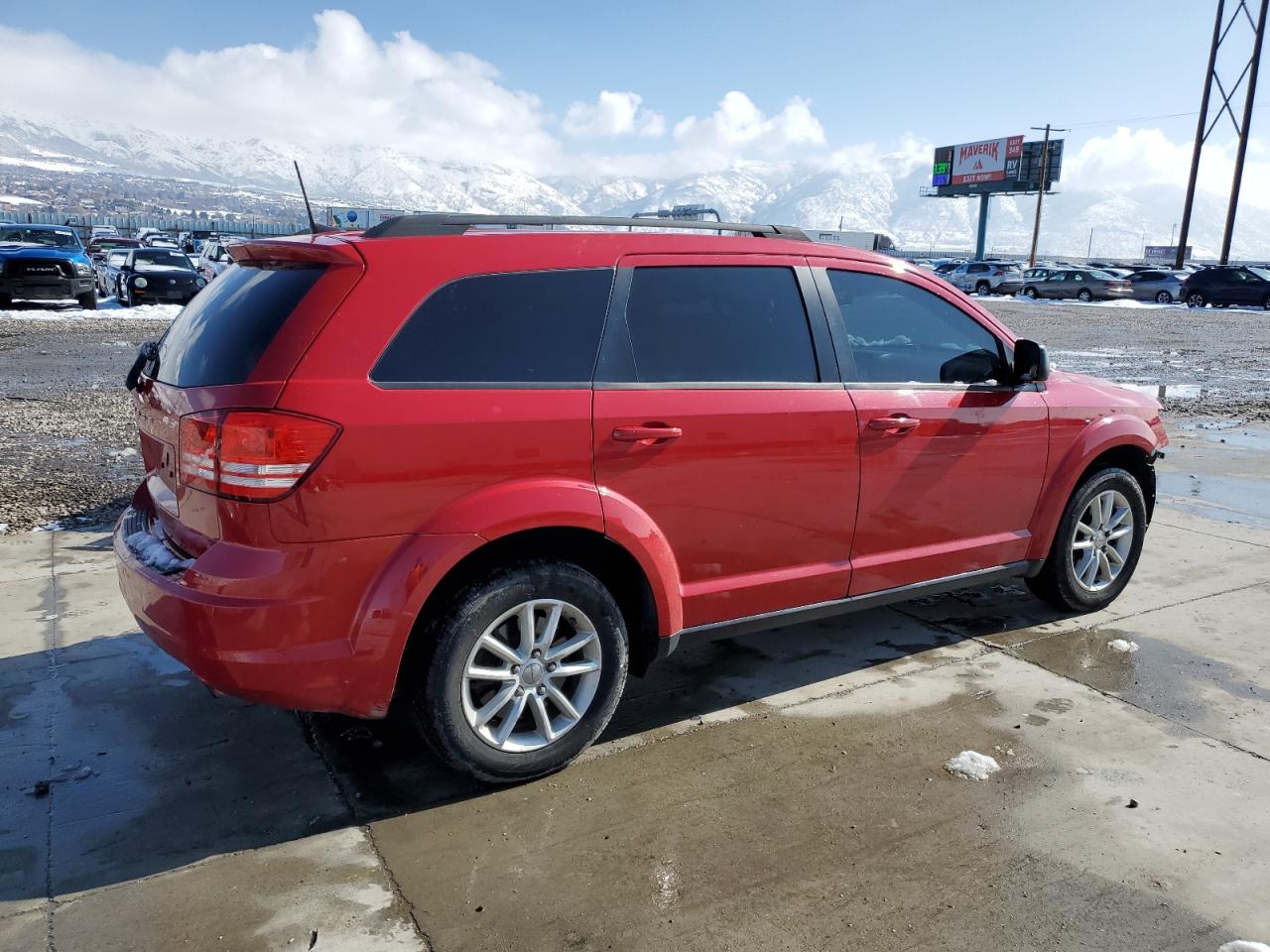 2018 Dodge Journey VIN 3C4PDCAB9JT498417 Copart auction photo, front end / side damage thumbnail 3