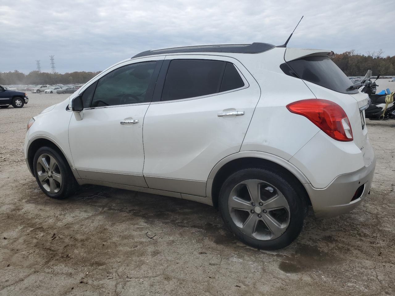 2014 Buick Encore VIN KL4CJHSB7EB630207 Copart auction photo, front end damage thumbnail 2