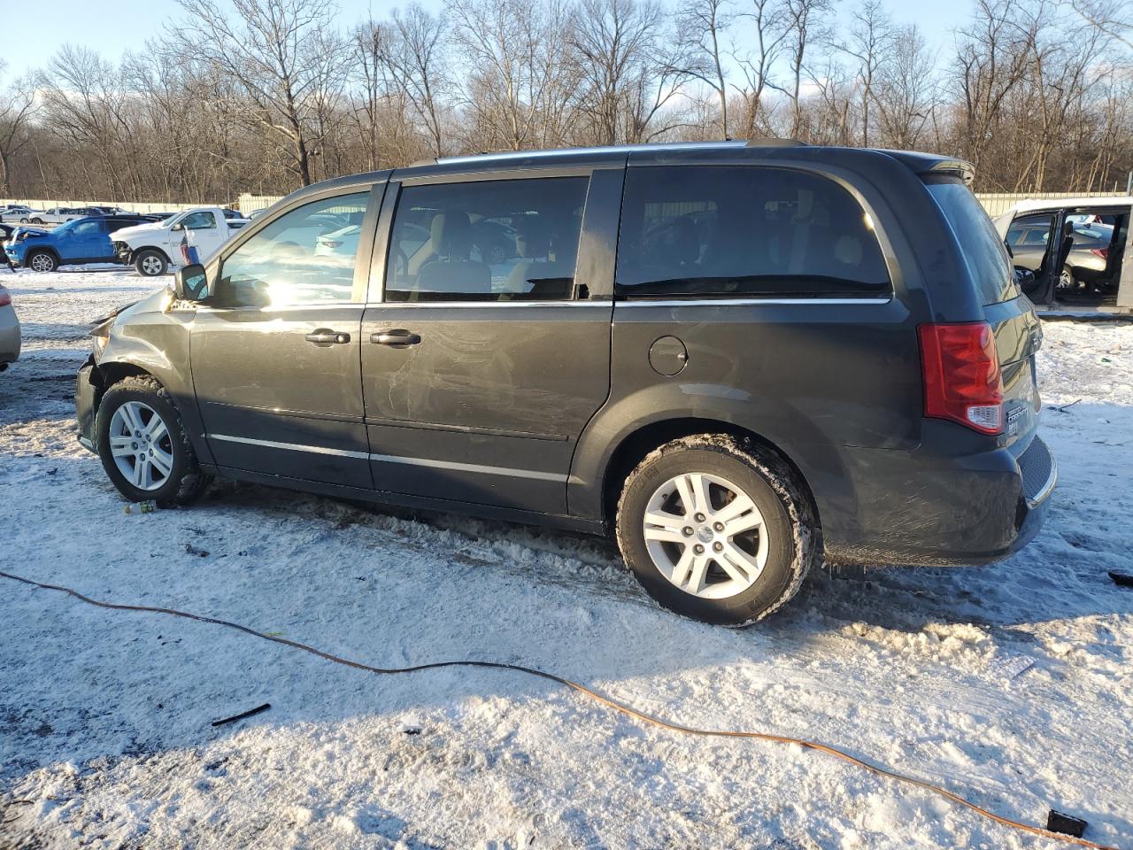 2012 Dodge Caravan VIN 2C4RDGDG9CR374256 Copart auction photo, front end / side damage thumbnail 2