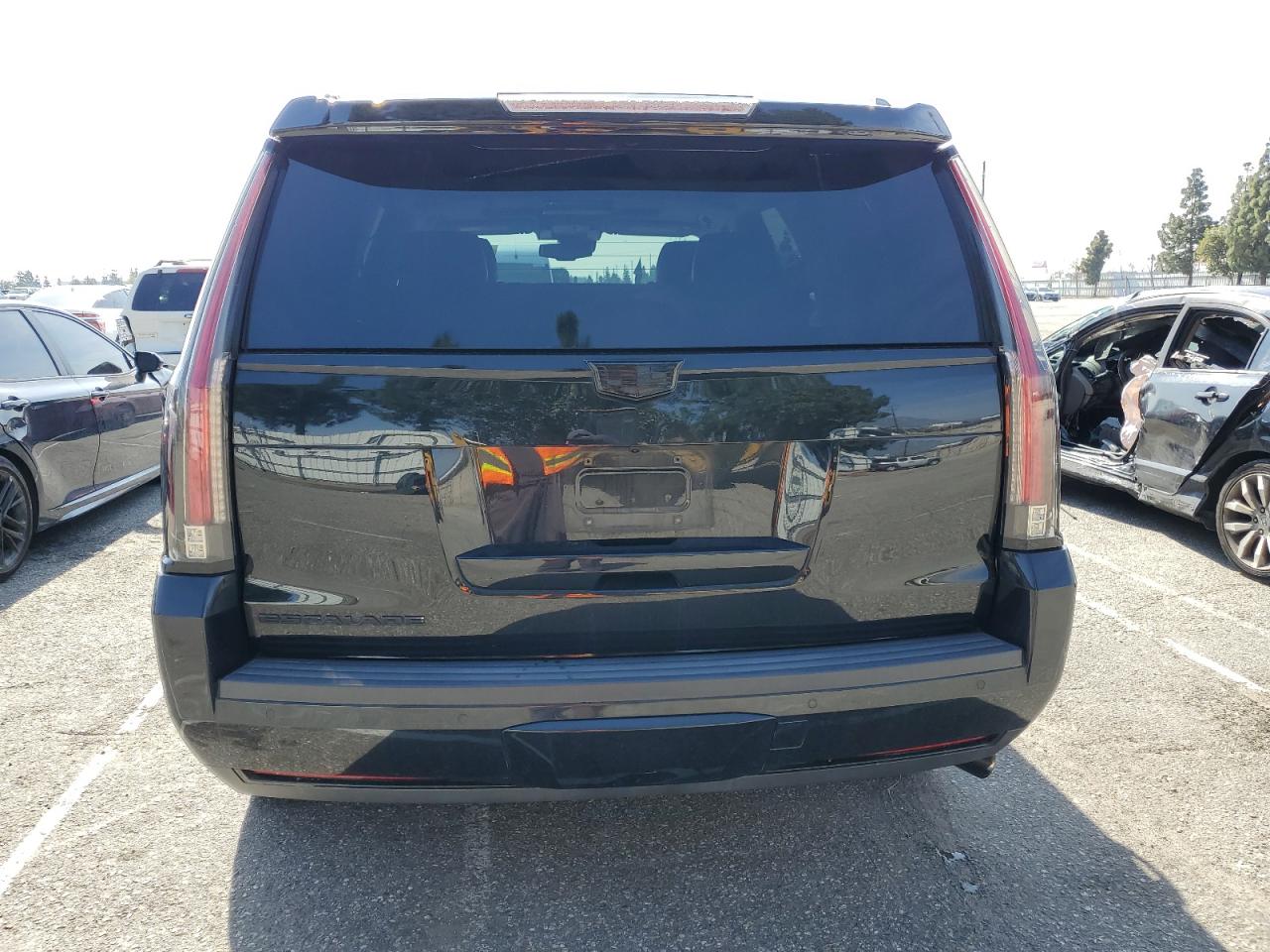 2015 Cadillac Escalade VIN 1GYS4NKJ4FR550767 Copart auction photo, front end damage thumbnail 6