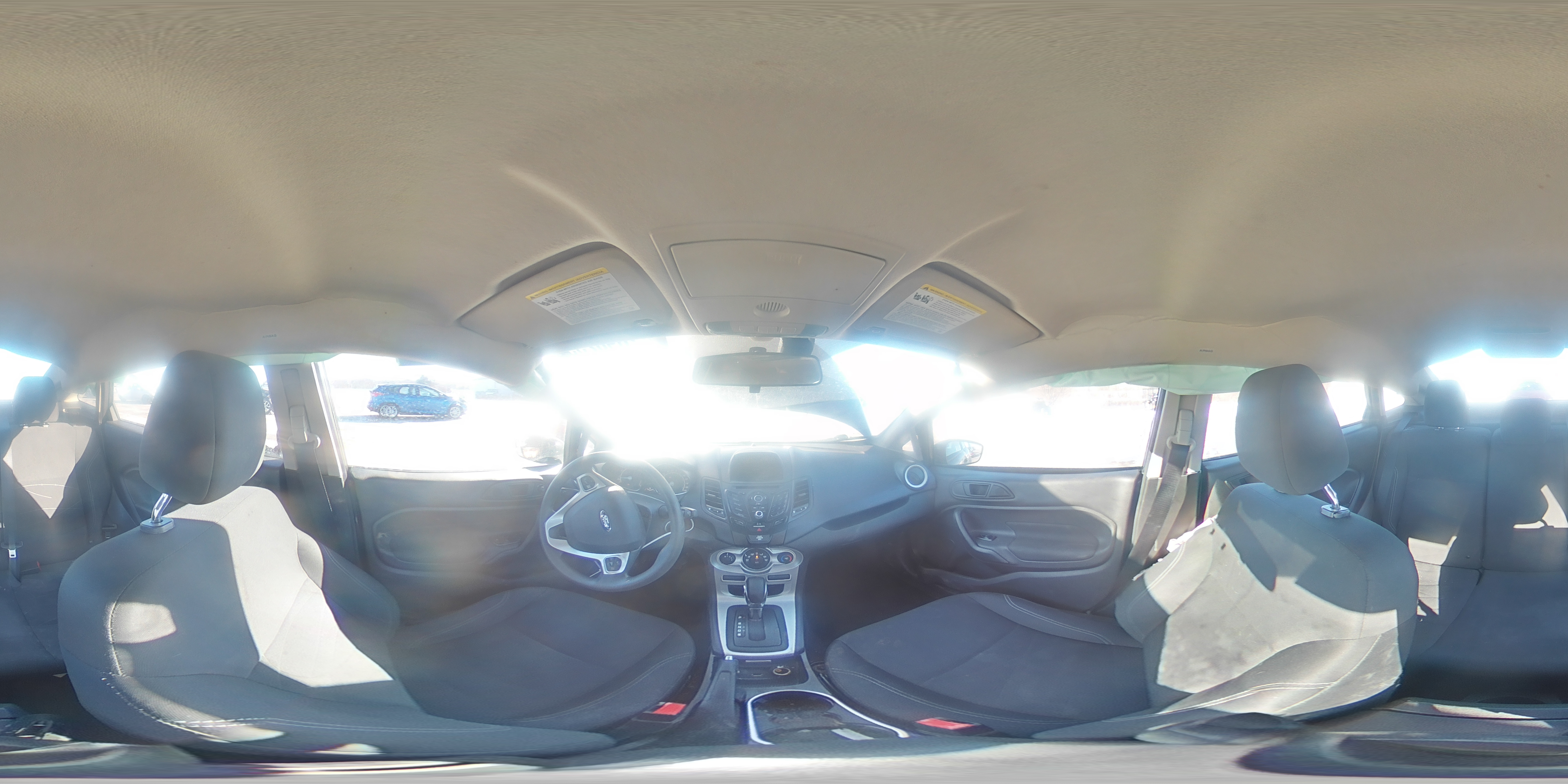 2019 Ford Fiesta VIN 3FADP4BJ4KM108122 Copart auction photo, side damage thumbnail 12