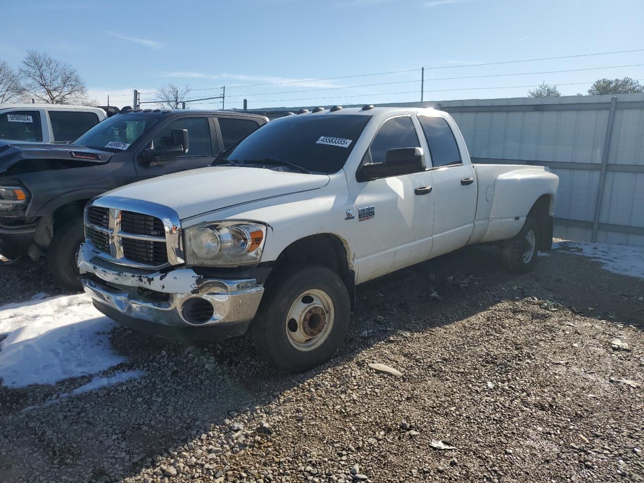 2009 Dodge RAM VIN 3D7MX48LX9G521454 Copart auction photo, front end / frame damage damage thumbnail 2