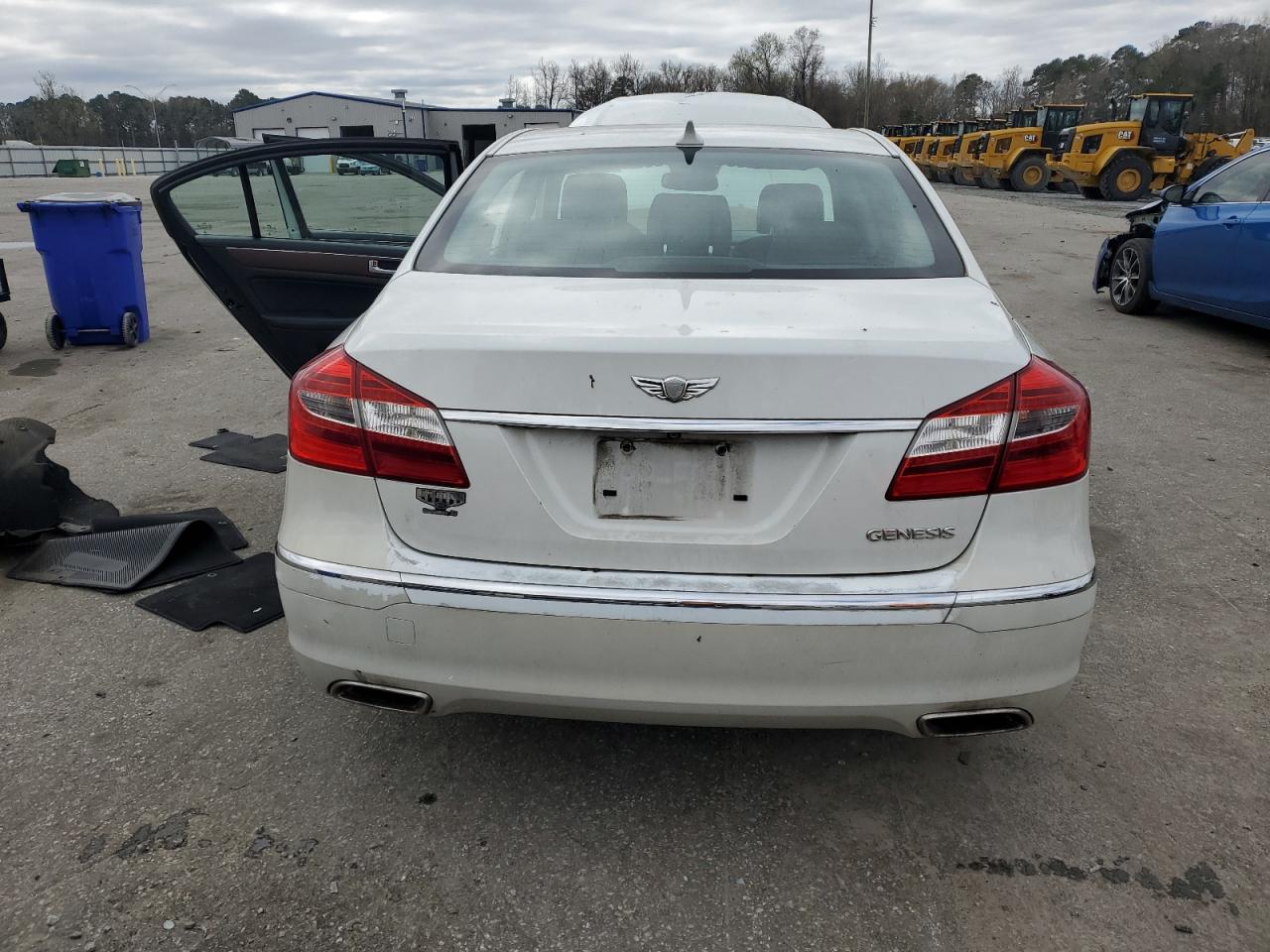 2013 Hyundai Genesis VIN KMHGC4DDXDU228219 Copart auction photo, front end damage thumbnail 6