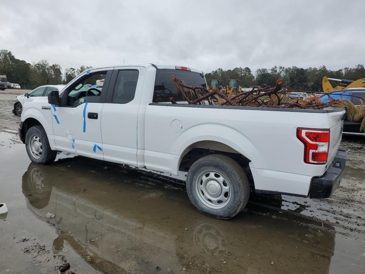 2018 Ford F-150 VIN 1FTEX1CP8JKE43129 Copart auction photo, top/roof damage thumbnail 2