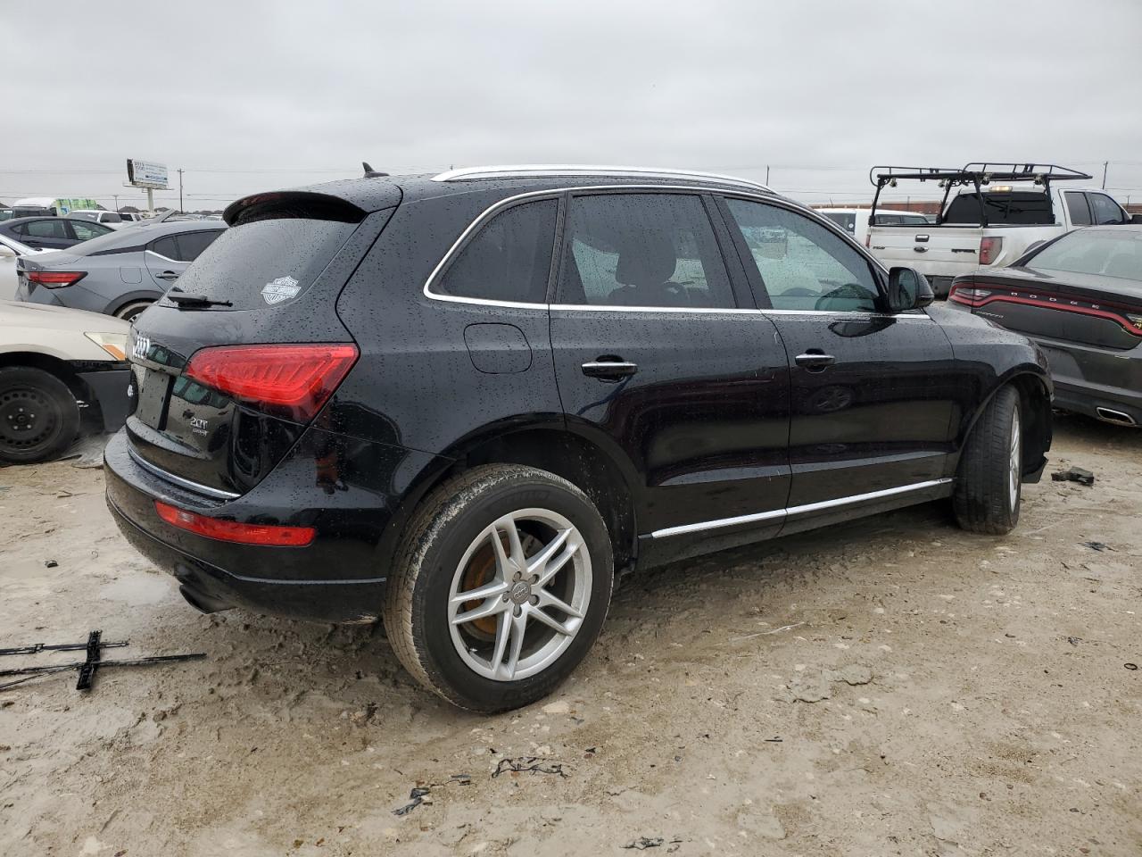2017 Audi Q5 VIN WA1L2AFP5HA017202 Copart auction photo, front end / undercarriage damage thumbnail 3