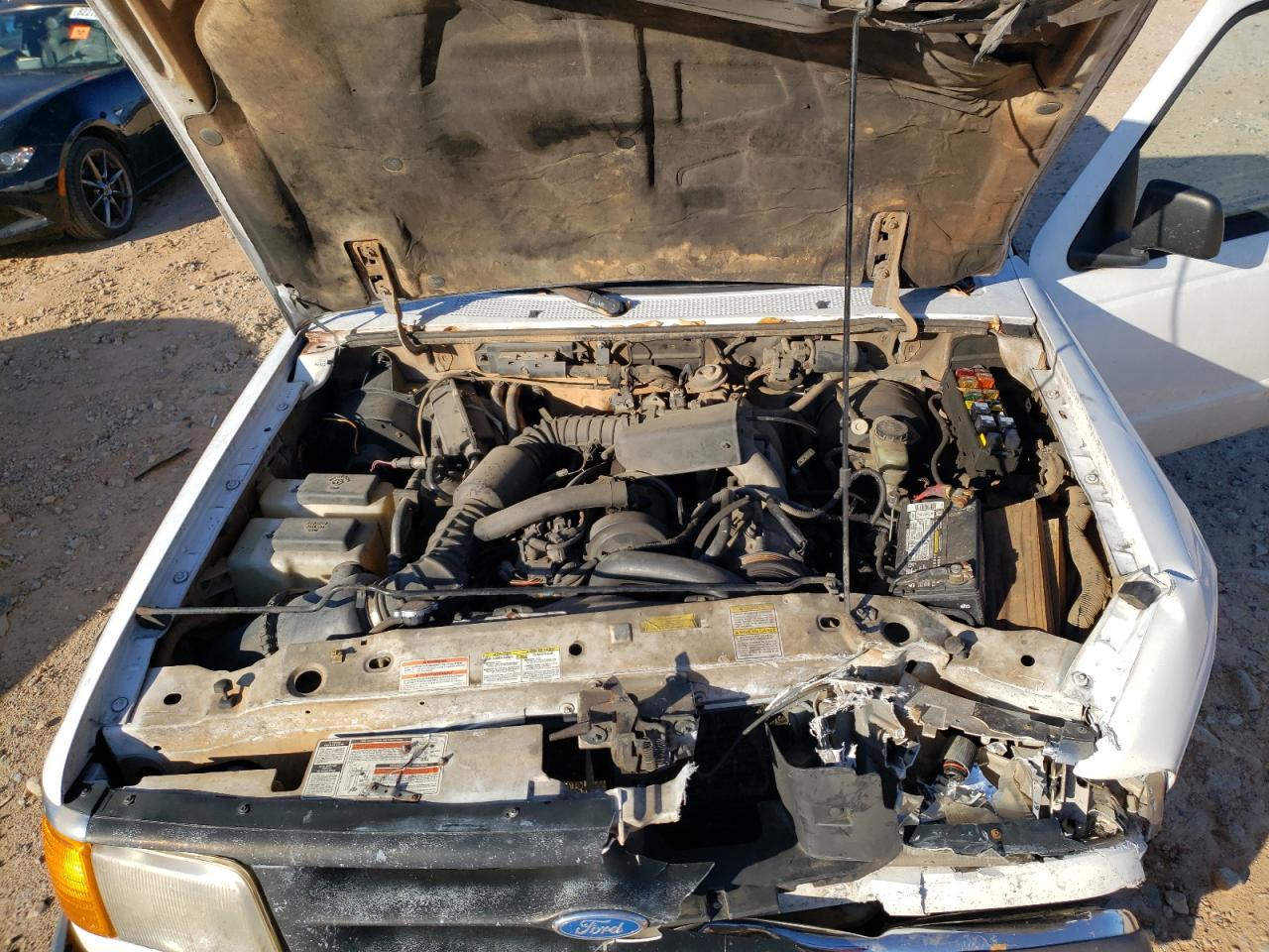 1997 Ford Ranger VIN 1FTCR10A3VTA14272 Copart auction photo, front end / rear end damage thumbnail 11