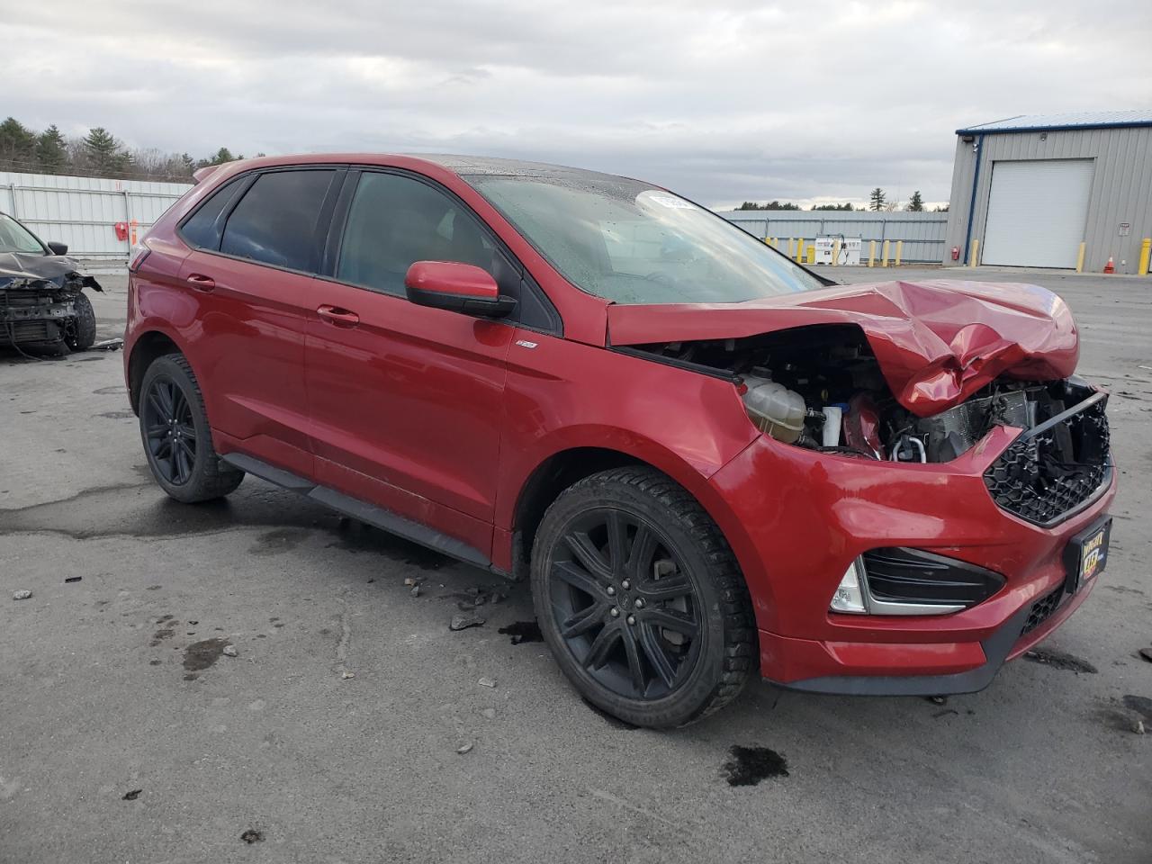 2021 Ford Edge VIN 2FMPK4J91MBA64383 Copart auction photo, front end damage thumbnail 4